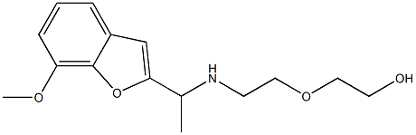 2-(2-{[1-(7-methoxy-1-benzofuran-2-yl)ethyl]amino}ethoxy)ethan-1-ol