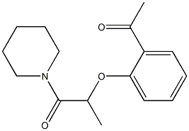 2-(2-acetylphenoxy)-1-(piperidin-1-yl)propan-1-one