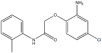 2-(2-amino-4-chlorophenoxy)-N-(2-methylphenyl)acetamide Struktur