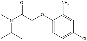 2-(2-amino-4-chlorophenoxy)-N-methyl-N-(propan-2-yl)acetamide Structure