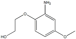 2-(2-amino-4-methoxyphenoxy)ethan-1-ol 化学構造式