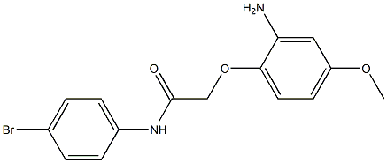  2-(2-amino-4-methoxyphenoxy)-N-(4-bromophenyl)acetamide