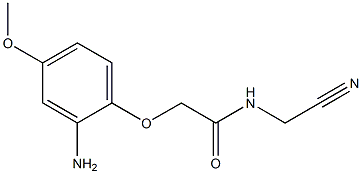 2-(2-amino-4-methoxyphenoxy)-N-(cyanomethyl)acetamide