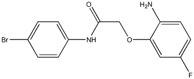 2-(2-amino-5-fluorophenoxy)-N-(4-bromophenyl)acetamide