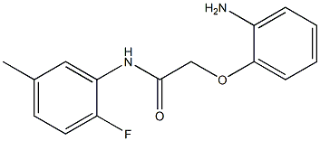 2-(2-aminophenoxy)-N-(2-fluoro-5-methylphenyl)acetamide