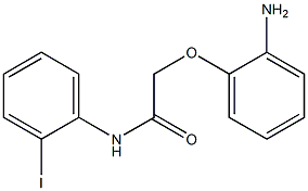 2-(2-aminophenoxy)-N-(2-iodophenyl)acetamide,,结构式