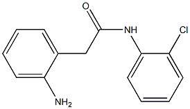 2-(2-aminophenyl)-N-(2-chlorophenyl)acetamide Struktur