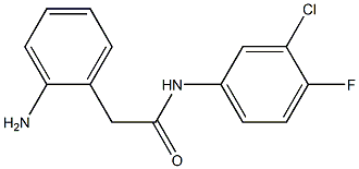 2-(2-aminophenyl)-N-(3-chloro-4-fluorophenyl)acetamide