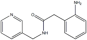 2-(2-aminophenyl)-N-(pyridin-3-ylmethyl)acetamide Structure