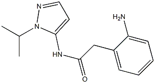2-(2-aminophenyl)-N-[1-(propan-2-yl)-1H-pyrazol-5-yl]acetamide