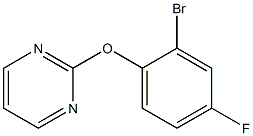 2-(2-bromo-4-fluorophenoxy)pyrimidine Structure