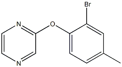 2-(2-bromo-4-methylphenoxy)pyrazine