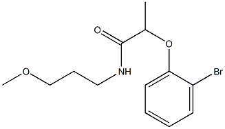 2-(2-bromophenoxy)-N-(3-methoxypropyl)propanamide