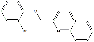 2-(2-bromophenoxymethyl)quinoline Structure