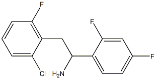 2-(2-chloro-6-fluorophenyl)-1-(2,4-difluorophenyl)ethan-1-amine|