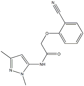 2-(2-cyanophenoxy)-N-(1,3-dimethyl-1H-pyrazol-5-yl)acetamide