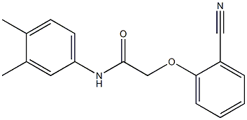 2-(2-cyanophenoxy)-N-(3,4-dimethylphenyl)acetamide