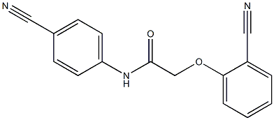 2-(2-cyanophenoxy)-N-(4-cyanophenyl)acetamide