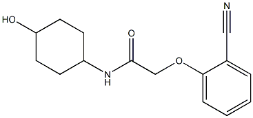 2-(2-cyanophenoxy)-N-(4-hydroxycyclohexyl)acetamide