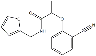 2-(2-cyanophenoxy)-N-(furan-2-ylmethyl)propanamide