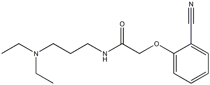 2-(2-cyanophenoxy)-N-[3-(diethylamino)propyl]acetamide|