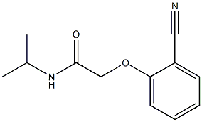 2-(2-cyanophenoxy)-N-isopropylacetamide,,结构式