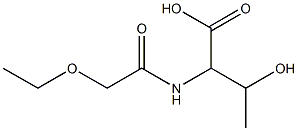 2-(2-ethoxyacetamido)-3-hydroxybutanoic acid Structure