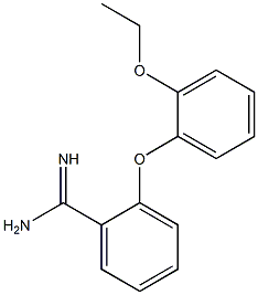 2-(2-ethoxyphenoxy)benzene-1-carboximidamide 化学構造式