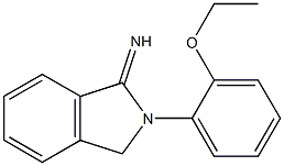 2-(2-ethoxyphenyl)-2,3-dihydro-1H-isoindol-1-imine Structure