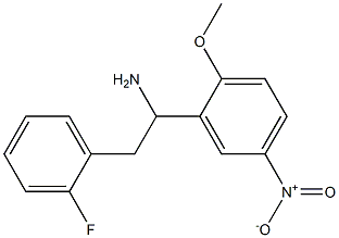 2-(2-fluorophenyl)-1-(2-methoxy-5-nitrophenyl)ethan-1-amine