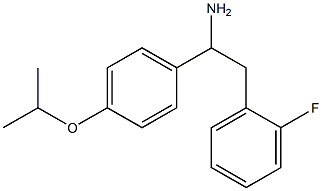 2-(2-fluorophenyl)-1-[4-(propan-2-yloxy)phenyl]ethan-1-amine Struktur