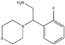 2-(2-fluorophenyl)-2-(thiomorpholin-4-yl)ethan-1-amine