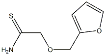 2-(2-furylmethoxy)ethanethioamide 结构式