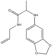 2-(2H-1,3-benzodioxol-5-ylamino)-N-(prop-2-en-1-yl)propanamide|