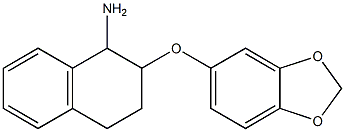 2-(2H-1,3-benzodioxol-5-yloxy)-1,2,3,4-tetrahydronaphthalen-1-amine Structure