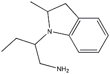 2-(2-methyl-2,3-dihydro-1H-indol-1-yl)butan-1-amine|