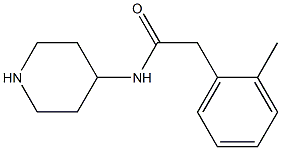 2-(2-methylphenyl)-N-(piperidin-4-yl)acetamide