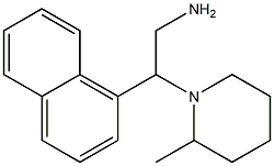 2-(2-methylpiperidin-1-yl)-2-(naphthalen-1-yl)ethan-1-amine Struktur