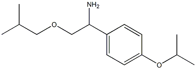 2-(2-methylpropoxy)-1-[4-(propan-2-yloxy)phenyl]ethan-1-amine