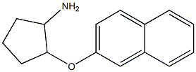 2-(2-naphthyloxy)cyclopentanamine Structure