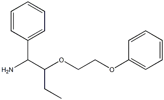 2-(2-phenoxyethoxy)-1-phenylbutan-1-amine 结构式