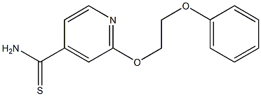 2-(2-phenoxyethoxy)pyridine-4-carbothioamide