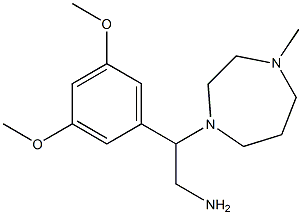 2-(3,5-dimethoxyphenyl)-2-(4-methyl-1,4-diazepan-1-yl)ethan-1-amine Structure