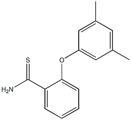 2-(3,5-dimethylphenoxy)benzene-1-carbothioamide Structure