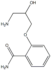 2-(3-amino-2-hydroxypropoxy)benzamide Structure