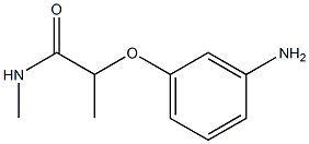 2-(3-aminophenoxy)-N-methylpropanamide,,结构式