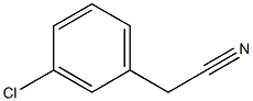 2-(3-chlorophenyl)acetonitrile 化学構造式