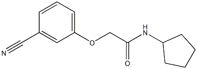 2-(3-cyanophenoxy)-N-cyclopentylacetamide