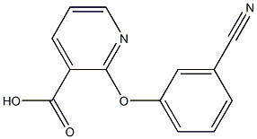 2-(3-cyanophenoxy)pyridine-3-carboxylic acid