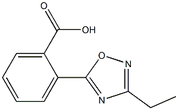 2-(3-ethyl-1,2,4-oxadiazol-5-yl)benzoic acid Structure